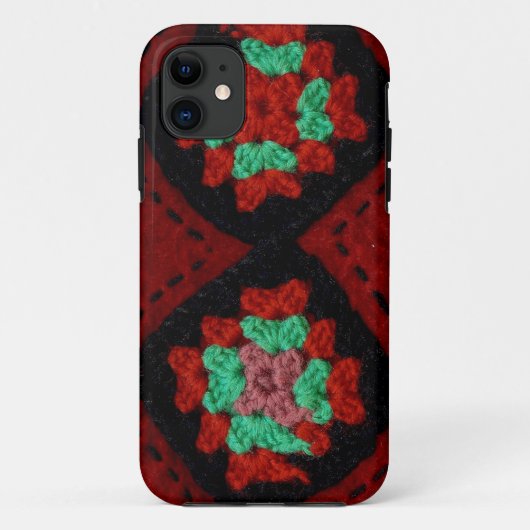 Granny Square iPhone5 Fall Case-Mate iPhone Hülle (Rückseite)