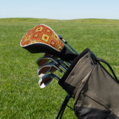 Granny Square Pattern Golf Headcover (In SItu)