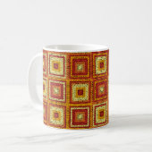 Granny Square Pattern Kaffeetasse (Vorderseite Links)