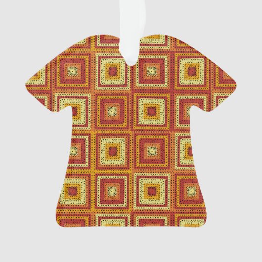 Granny Square Pattern Ornament (Vorderseite)