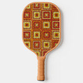 Granny Square Pattern Pickleball Schläger (Rückseite)