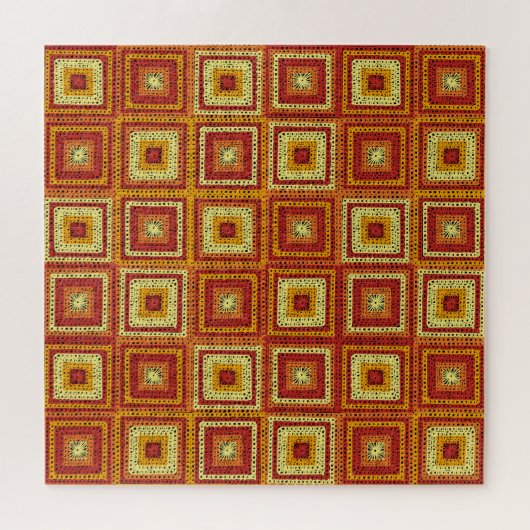 Granny Square Pattern Puzzle (Horizontal)