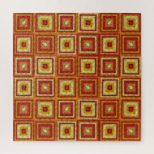 Granny Square Pattern Puzzle (Vertikal)