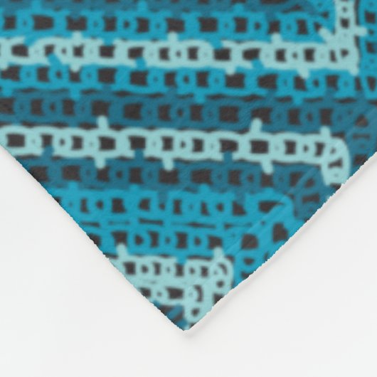 Granny Squares Fleece Blanket (Ecke)