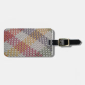 Granny Stitch Crochet Pooling Gepäckmarke Gepäckanhänger (Vorderseite horizontal)