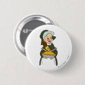 Granny und TWEETY™ Pie Button (Vorne & Hinten)