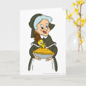 Granny und TWEETY™ Pie Karte (Gelbe Blume)