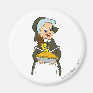 Granny und TWEETY™ Pie Magnet
