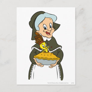 Granny und TWEETY™ Pie Postkarte