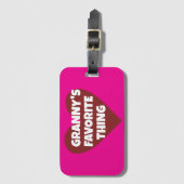 GRANNY'S FAVORITE THING  GEPÄCKANHÄNGER (Vorderseite Vertikal)