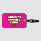GRANNY'S FAVORITE THING GEPÄCKANHÄNGER (Vorderseite (Horizontal))