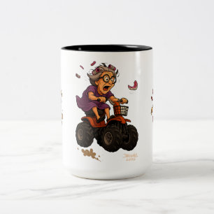 Granny's Gone Wild Zweifarbige Tasse