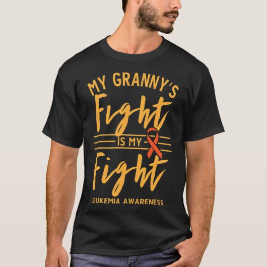 Grannys Kampf ist mein Kampf gegen Leukämie Bewuss T-Shirt (Vorderseite)