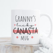 Granny's Lucky Canasta Tasse - Personalizable