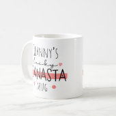 Granny's Lucky Canasta Tasse - Personalizable (Vorderseite Links)