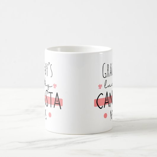 Granny's Lucky Canasta Tasse - Personalizable (Mittel)
