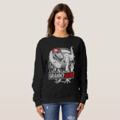 Grannysaurus Rex Dinosaur Mütter Day Sweatshirt (Vorne ganz)