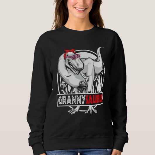Grannysaurus Rex Dinosaur Mütter Day Sweatshirt (Vorderseite)