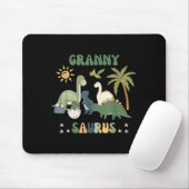 Grannysaurus T Rex Dinosaur Granny Saurus Familie  Mousepad (Mit Mouse)