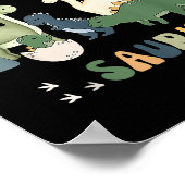 Grannysaurus T Rex Dinosaur Granny Saurus Family M Poster (Ecke)