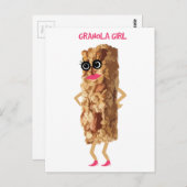 Granola Girl Postkarte (Vorne/Hinten)