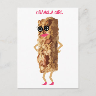 Granola Girl Postkarte