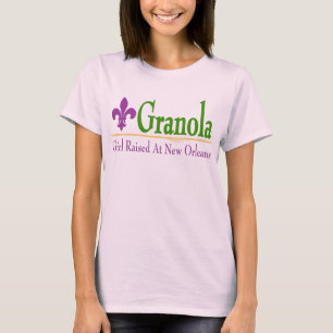 Granola: Mädchen auf dem New Orleans-T - Shirt auf