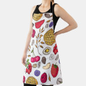 Granola, Müsli nahtloses Muster. Haferflocken Schürze (InSitu)