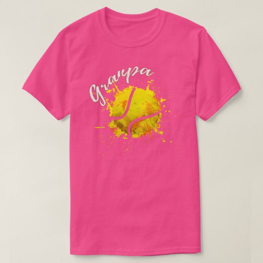 Granpa Baseball farbenfroh T-Shirt (Design vorne)