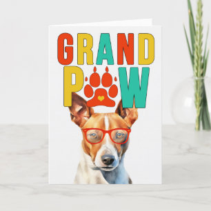 GranPAW Basenji Dog Funny Grandelterntag Feiertagskarte