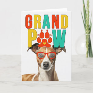 GranPAW Whippet Hund Funny Grandelterntag Feiertagskarte