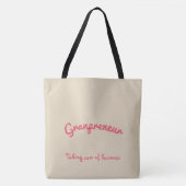 Granpreneur Blume Mandala Design Tasche (Vorderseite)