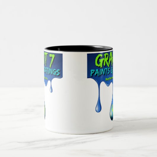 Grant 7 Logo DOUBLE LOGO Kaffee Tasse (Mittel)