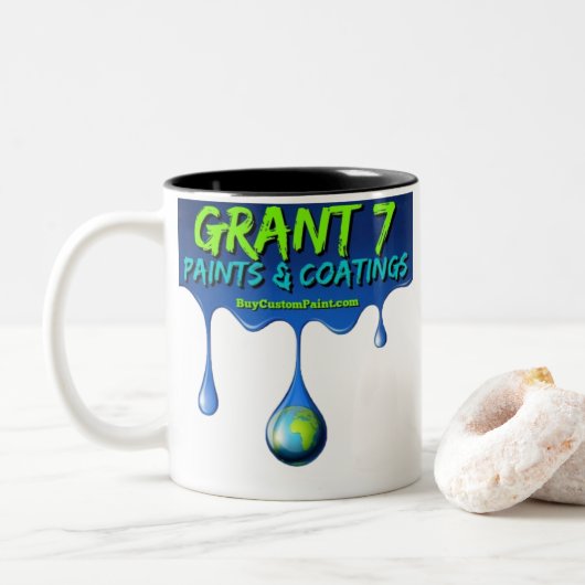 Grant 7 SINGLE LOGO Kaffee Tasse (Mit Donut)
