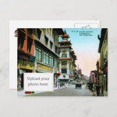 Grant Avenue Chinatown Postkarte (Vorne/Hinten)