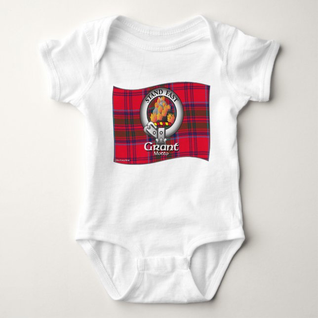 Grant-Clan Baby Strampler (Vorderseite)