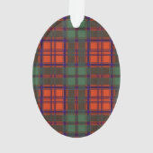 Grant-Clan karierter schottischer Tartan Ornament (Rückseite)