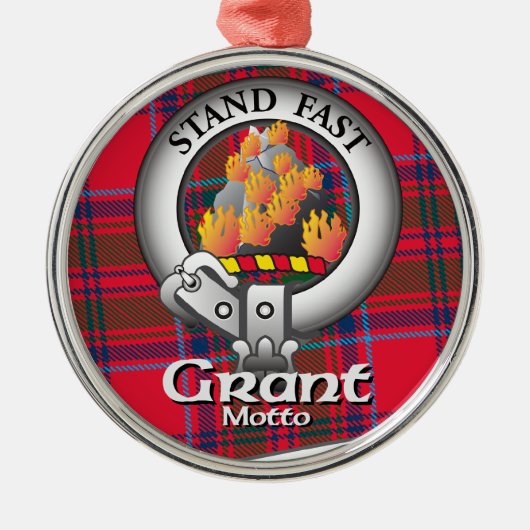 Grant-Clan Ornament Aus Metall (Vorne)