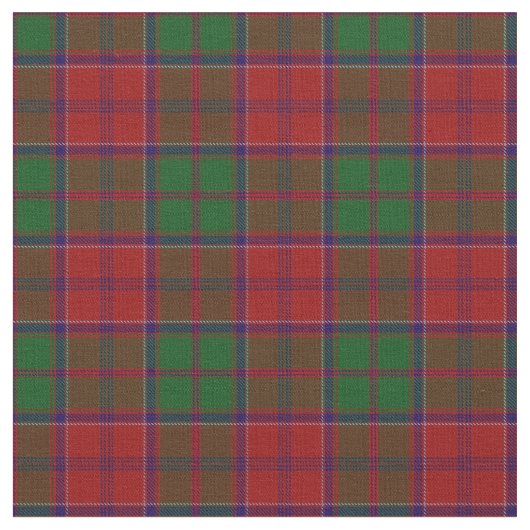 Grant Clan Tartan Kariert Stoff (Nahaufnahme)
