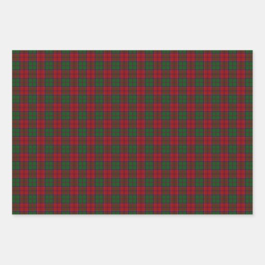 Grant Clan Tartan Scottish Kariert Geschenkpapier Set (Vorderseite 3)