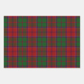 Grant Clan Tartan Scottish Kariert Geschenkpapier Set (Vorderseite)
