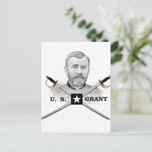 Grant eines Kreuzes Postkarte (Stehend Vorderseite)