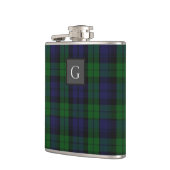 GRANT JUNTING TARTAN BlackWatch Letter G - Kann be Flachmann (Links)