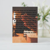 Grant Me Protection Praetkarte Karte (Stehend Vorderseite)