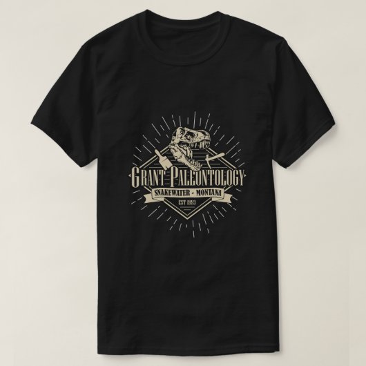 Grant Paleontology T - Shirt (Design vorne)
