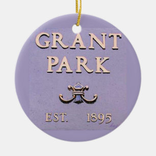 Grant-Park, Atlanta, frohe Weihnachten Sie, Keramikornament