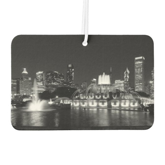 Grant Park Chicago Grayscale Autolufterfrischer (Rückseite)