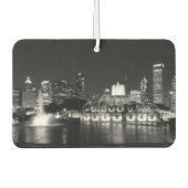 Grant Park Chicago Grayscale Autolufterfrischer (Vorderseite)