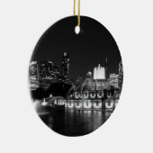 Grant Park Chicago Grayscale Keramikornament (Rechts)