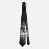Grant Park Chicago Grayscale Neck Tie Krawatte (Vorderseite)